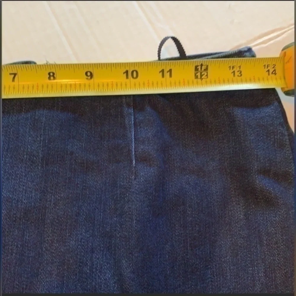 Anthropologie Leifsdottir denim tulip skirt